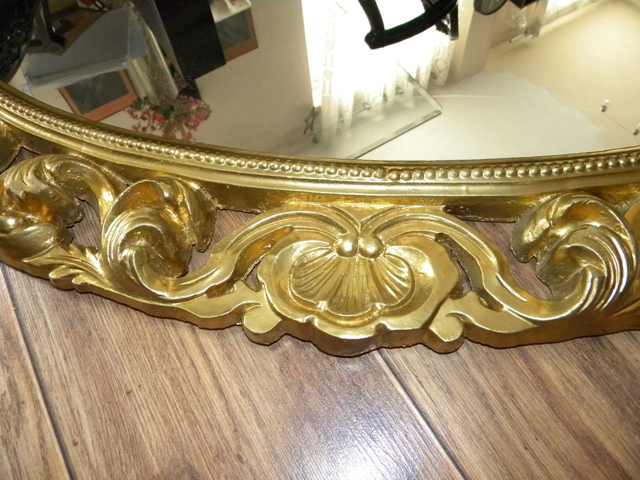 Разкошно Голямо Бароково Огледало Gold