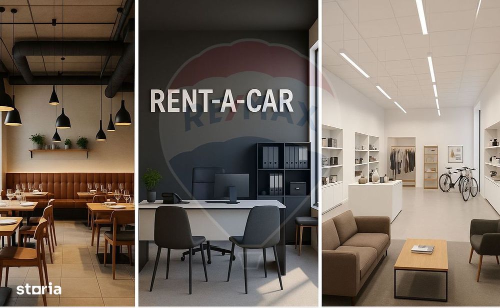 Spații comerciale, showroom, restaurant, de inchiriat, langa Aeroport
