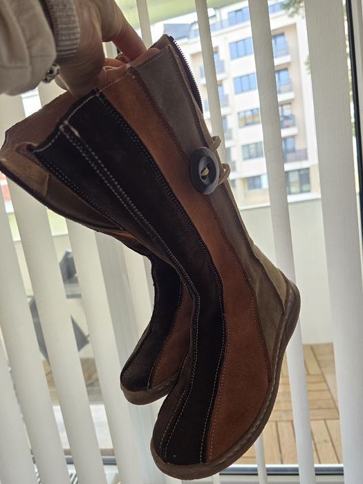 Детски ботуши естествена кожа