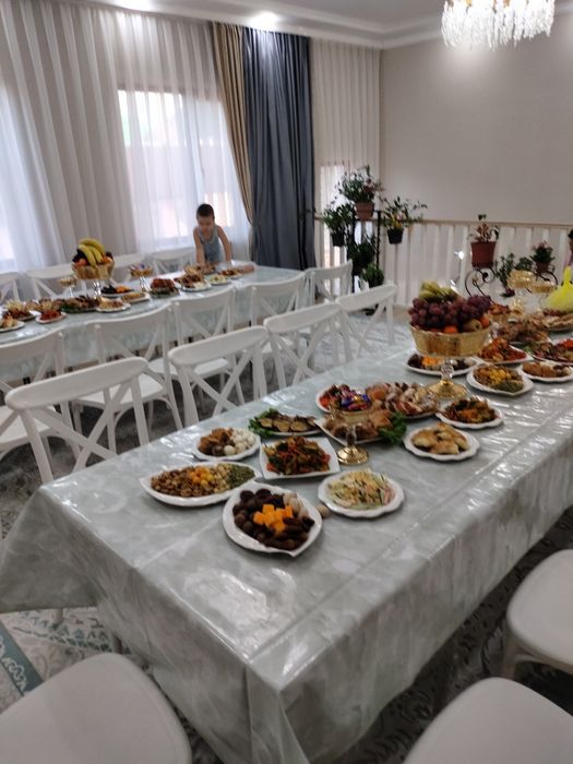 Аренда столы стулья посуда