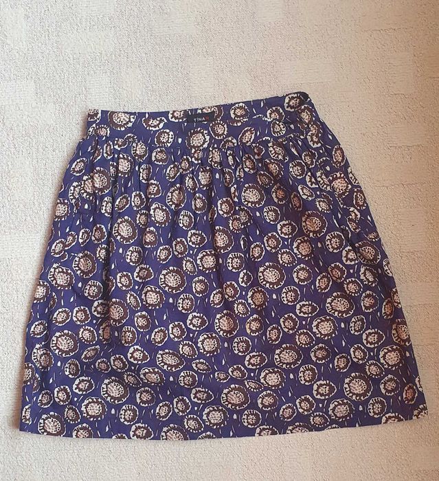Fusta mov cu motiv floral, mar. 36/S
