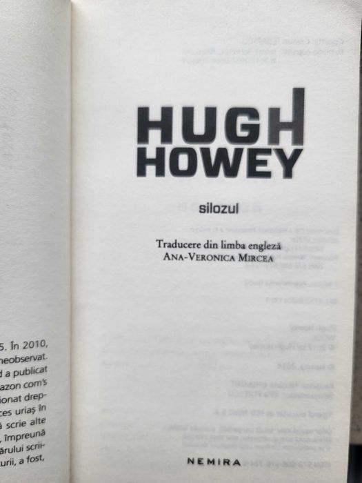 Cartea Silozul de Hugh Howey