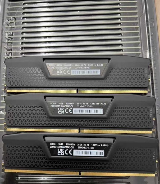 Corsair DDR5 16GB*1-5600/6000MHz RAM