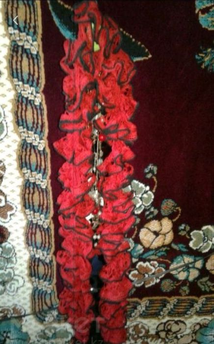 Шарф вязаный крючком