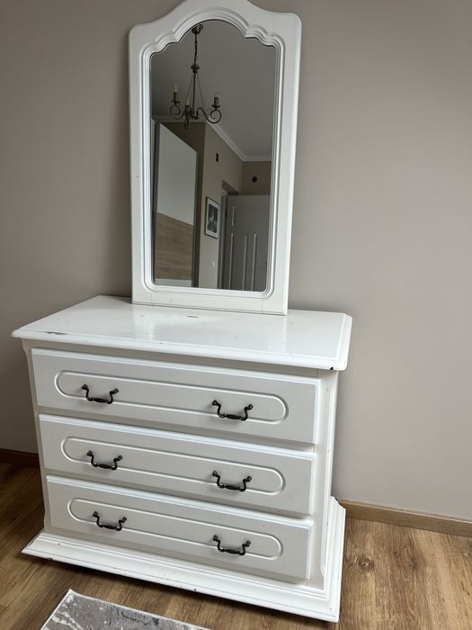 Comoda+oglinda lemn masiv