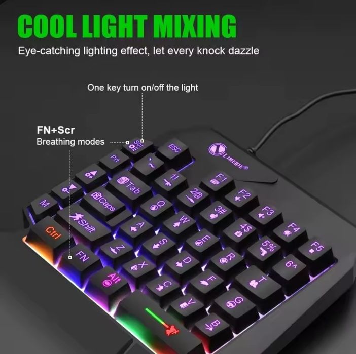 Mini tastatura gaming