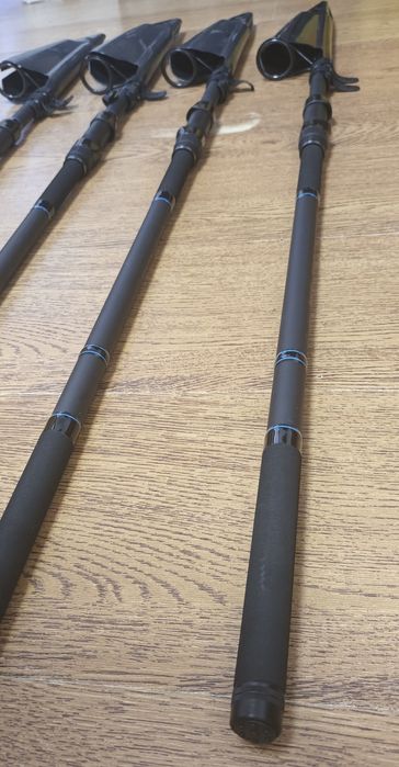 SET 4 Lansete Crap Robinhan LEGEND TELE CARP 3.9m 3.75 LBS Model Nou