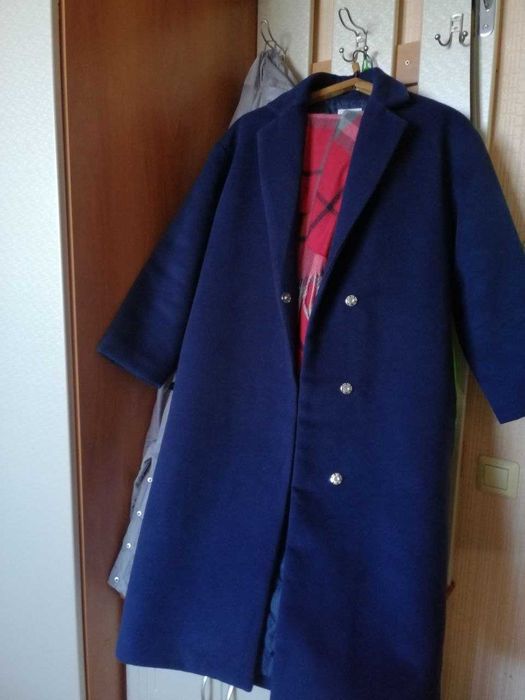 Зимнее пальто оверсайз - модельное