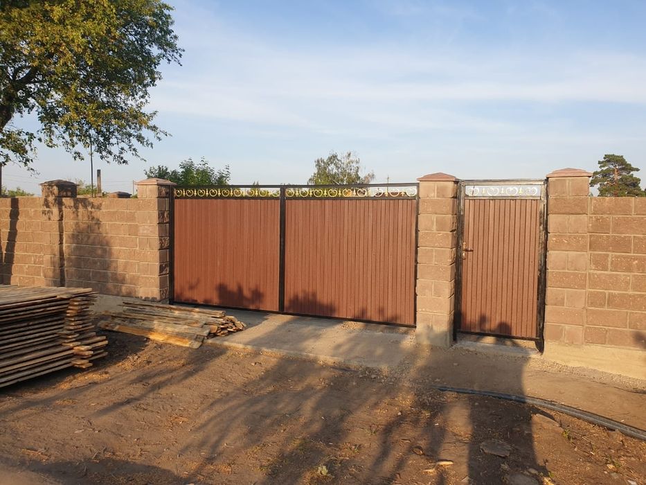 Ворота!!! Калитки!!! Заборы!!!Откатные ворота!!!Навесы!!!Модульный дом