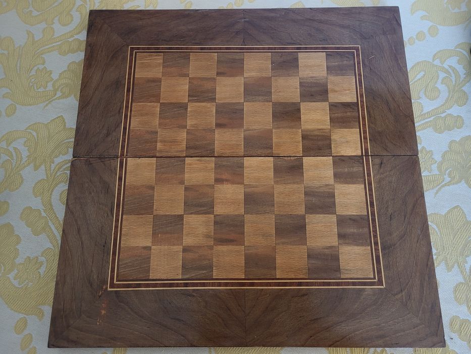#5 Голям масивен дървен шах