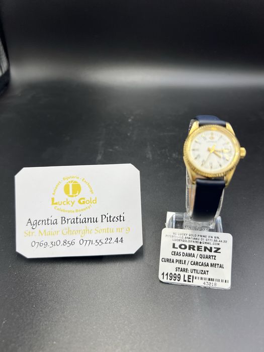 Ceas aur Lorenz 18 k cod 43018