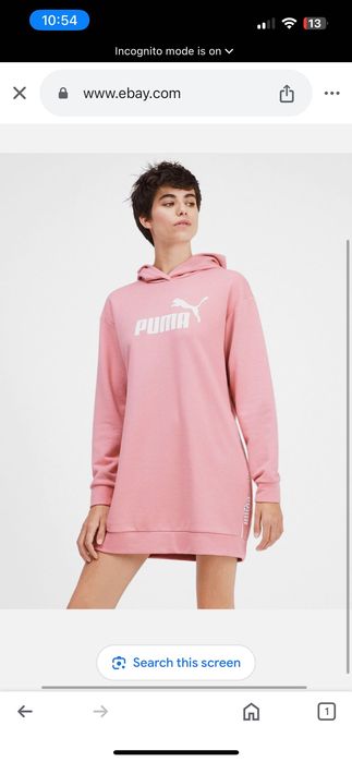 Удължен суичър Puma AMPLIFIED DRESS FL