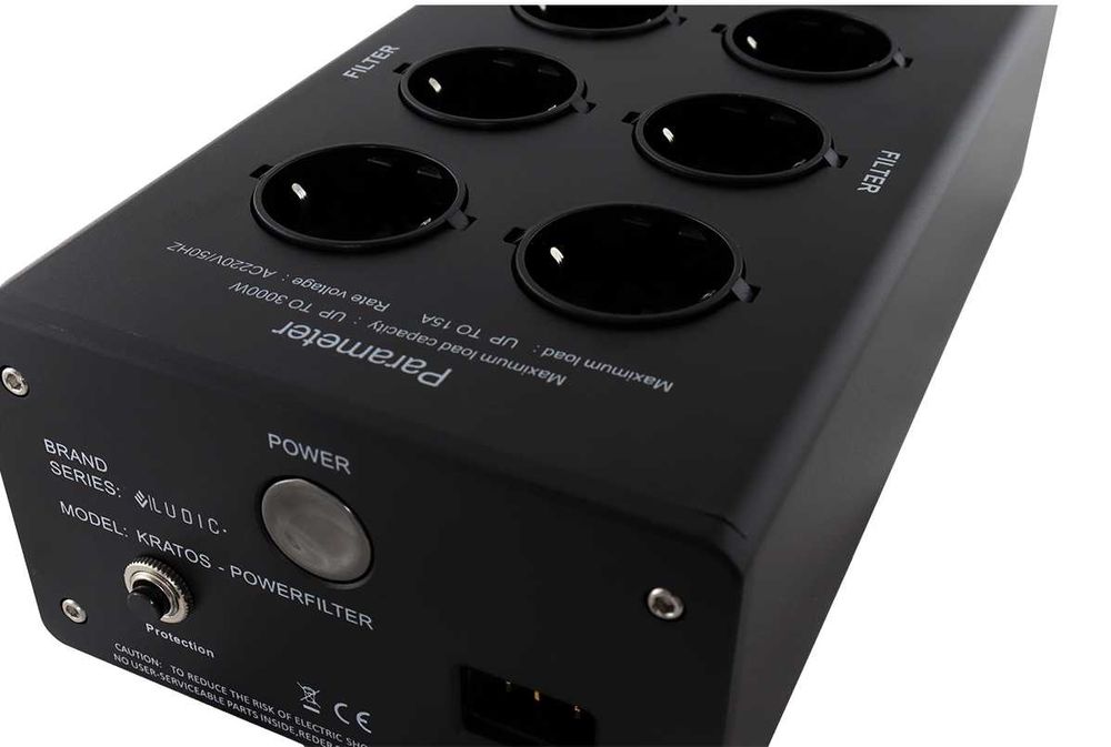 Filtru Rețea/ Distrbutor Curent Audio-Video Premium LUDIC Kratos