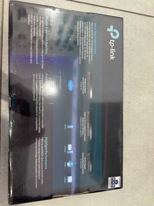 Коммутатор Гигабитный 16 портов TP-LINK TL-SG1016D