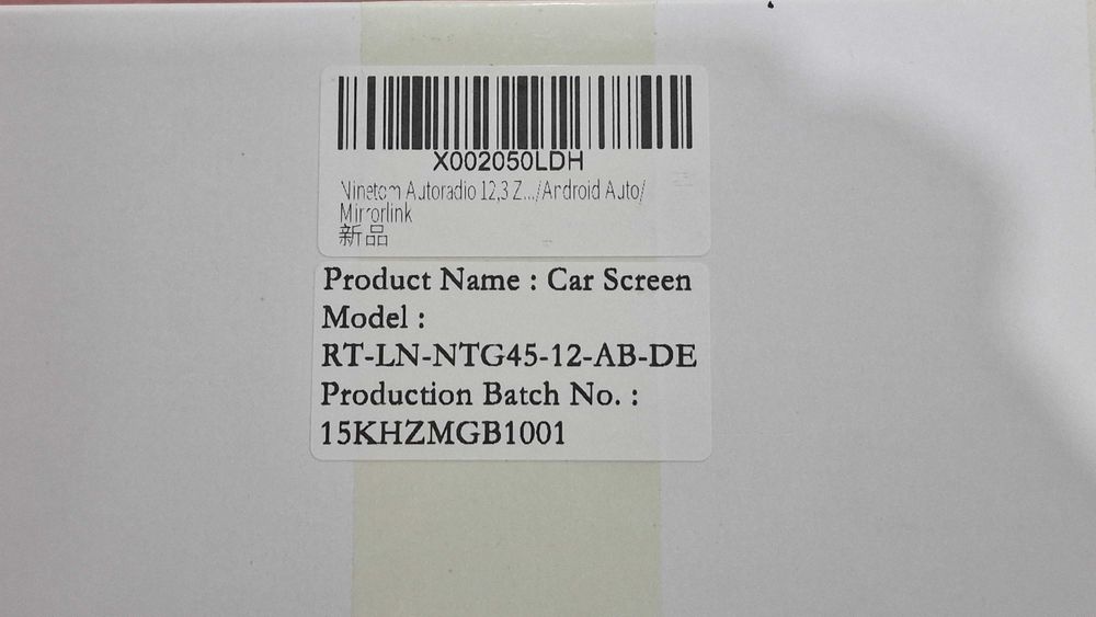 Navigatie Ninetom touchscreen 12,3" Mercedes Benz Clasa A/B GLA CLA