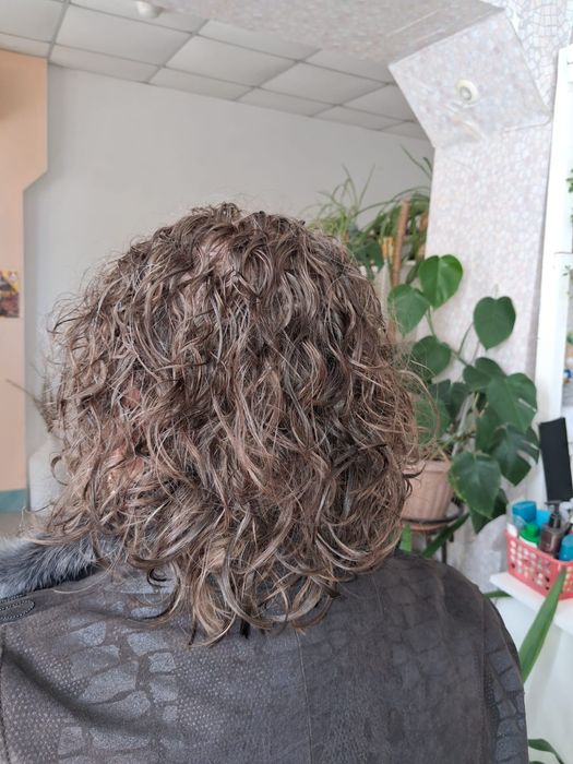 ЗАВИВКА волос, мелирование волос