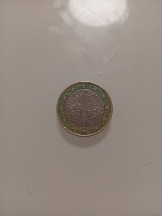 Moneda 1 euro francez an 1999