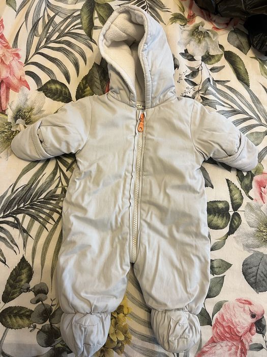 Топъл зимен космонавт за бебе 56