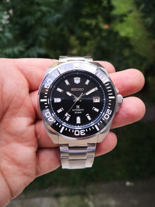 Ceas automatic Seiko Mod Luxe Prospex Diver's 200m bratara metalica