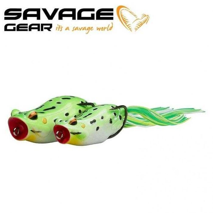 Savage Gear 3D Pop Frog – повърхностна жаба за щука - работи в обрасли води