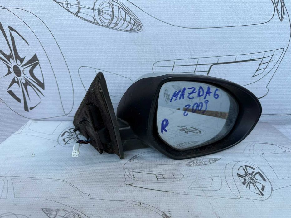 Oglindă Retrovizoare Dreapta 7 Pini Mazda 6 GS8V-69-120 / [2008-2013] / (5C3)