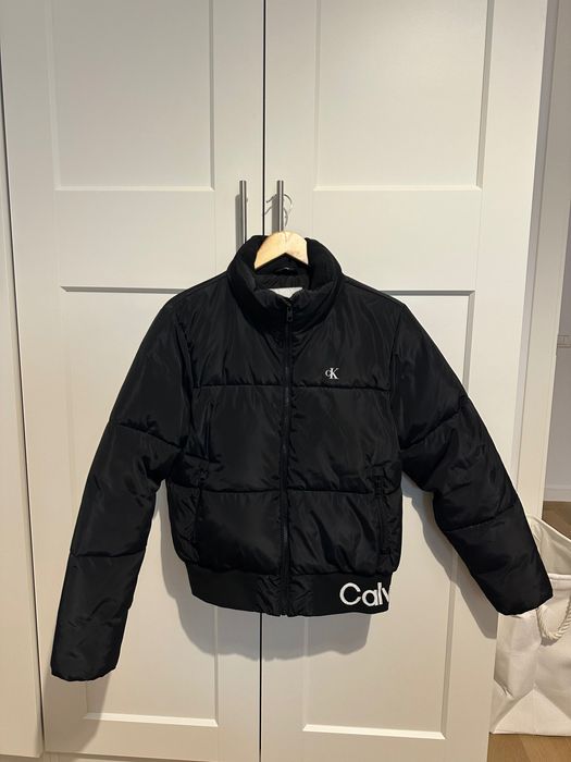 Geacă puffer, Calvin Klein Jeans, damă, S, negru