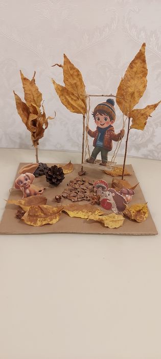 Готовая поделка на осень