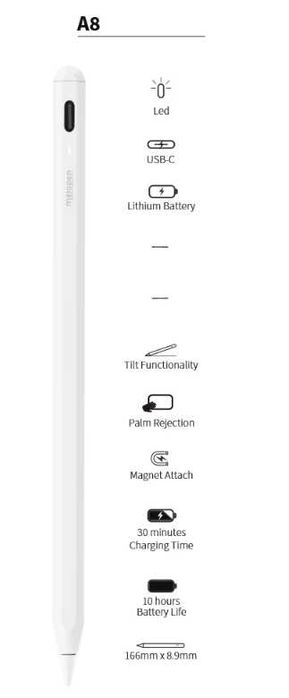 Metapen pencil A8 – стилус за iPad
