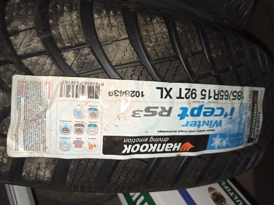 Продам новую зимнюю резину hankook на 15/65/185