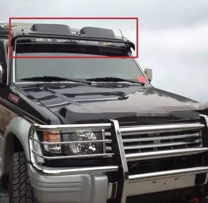 Козырьки на на лобовой Делика Паджеро Patrol Prado