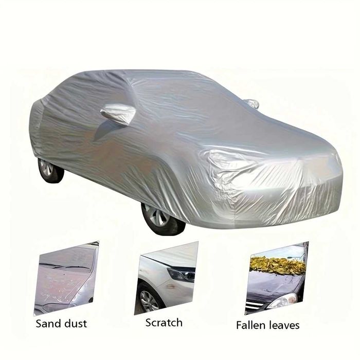 Prelata husa auto berlina jeep suv 400cm 430cm 480cm 540cm 580cmx175x120cm  impermeabila impotriva soarelui, ploii, grindinei Pret 50-52-55-57-60 lei.