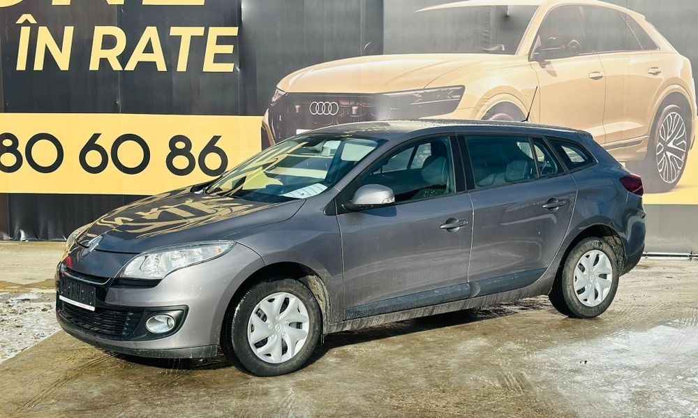 Renault Megane, 2012, 1.5 diesel E5, RATE CU BULETINUL,  AVANS 0