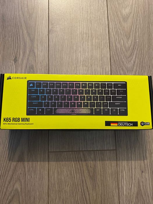 Tastatura gaming mecanica Corsair K65 RGB Mini NOUA