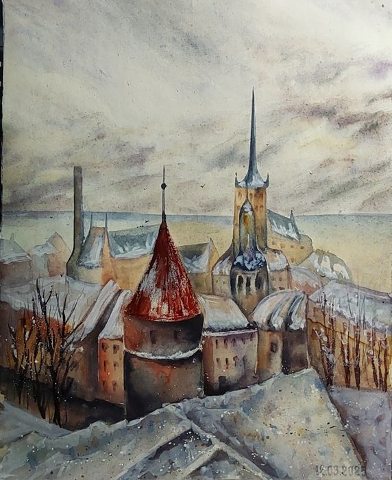 Акварель, ватман, разноформатные