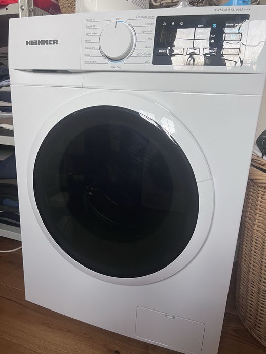 Masina de spalat HEINNER 9 KG cu EXTRA-GARANTIE