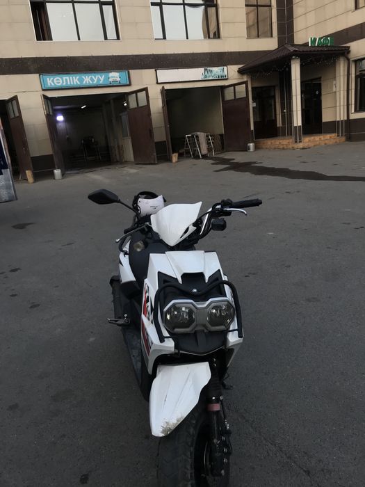 Мопед бумер на ходу