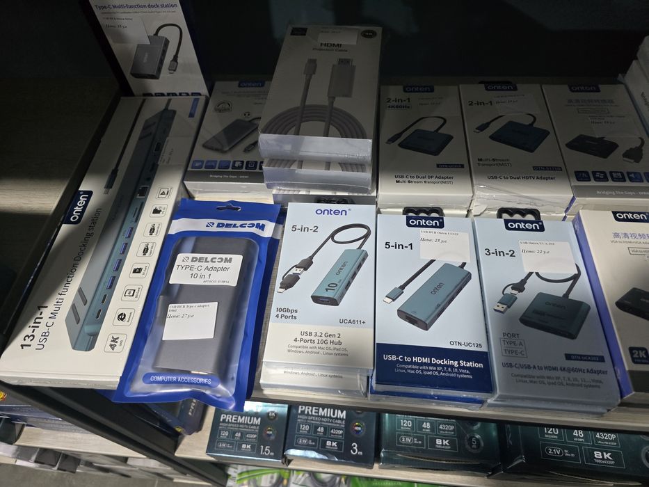 Скидка!!! Type C HUB Onten 5 в 1 перечисление есть Гарантия