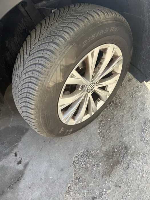 Set Roti All Season Originale VW Tiguan R17 Model Montana 5x112, Anvelope DOT 2024  7J x 17 ET 40