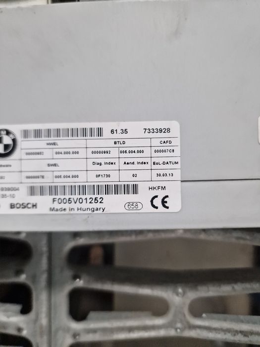 Modul soft close portbagaj bmw f10 f11/7304901/7394651/7365898/7333928