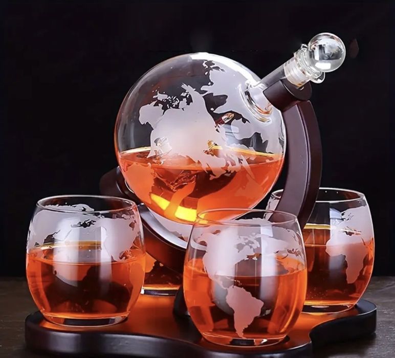 Идеалният подарък. Дикантер с 4 чаши