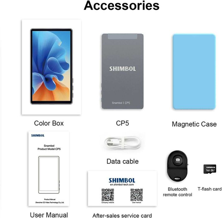 Магнитный Влог Монитор для Селфи с 1080P Сенсорным Экраном и Bluetooth