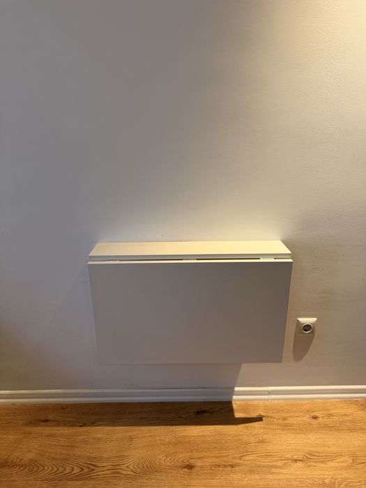 Masa pliabila Ikea si scaun birou gri cu plasa