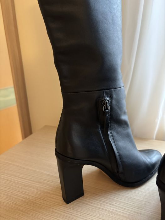 Zara Ботуши естествена кожа