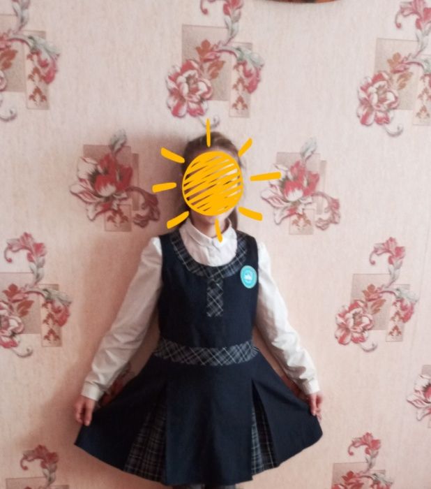 Школьная форма-сарафан на девочку