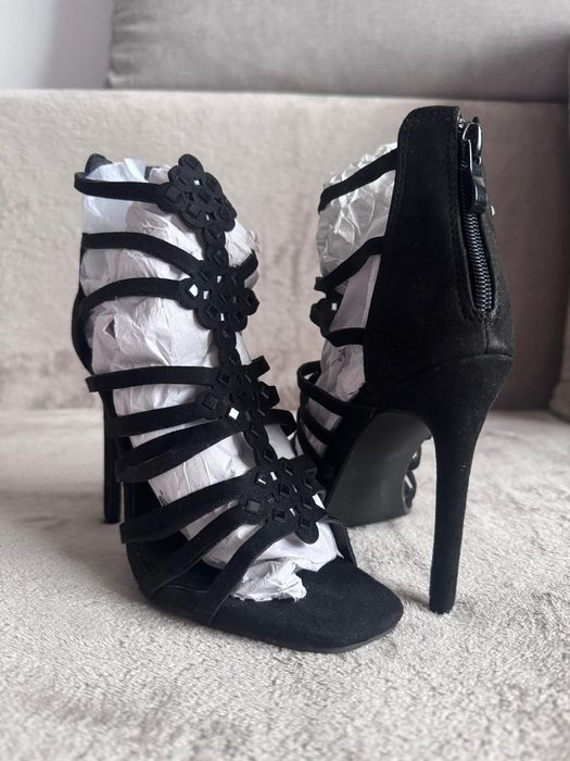 Sandale MeiMei dama cu toc de ocazie 36