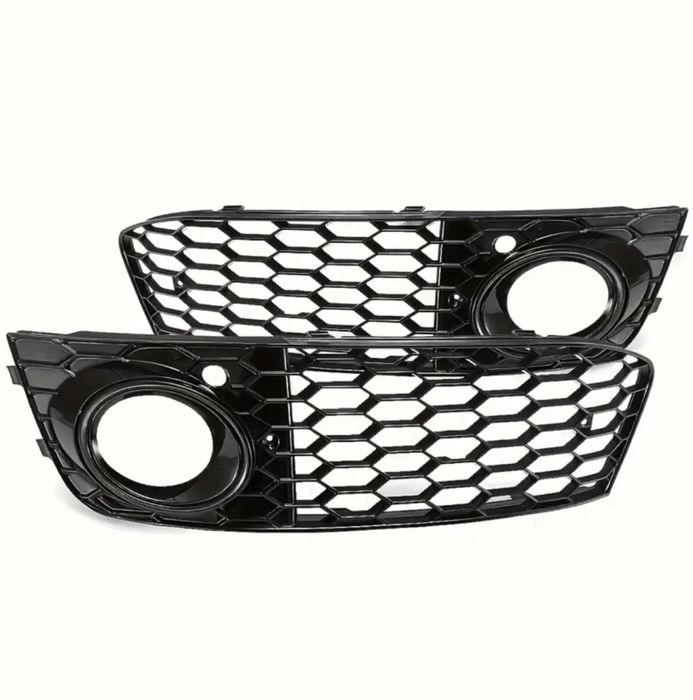 Решетка + Решетки за халогените Пчелна Пита Audi A4 B8 2008- 2012г.
