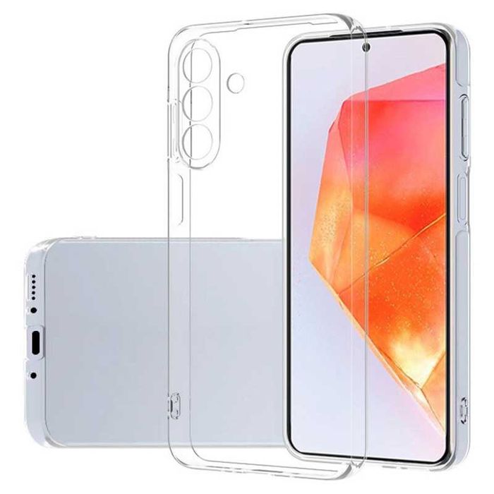 Удароустойчив силиконов кейс за Samsung Galaxy A26 5G A17 4G A17 5G F17 M17 / Прозрачен /