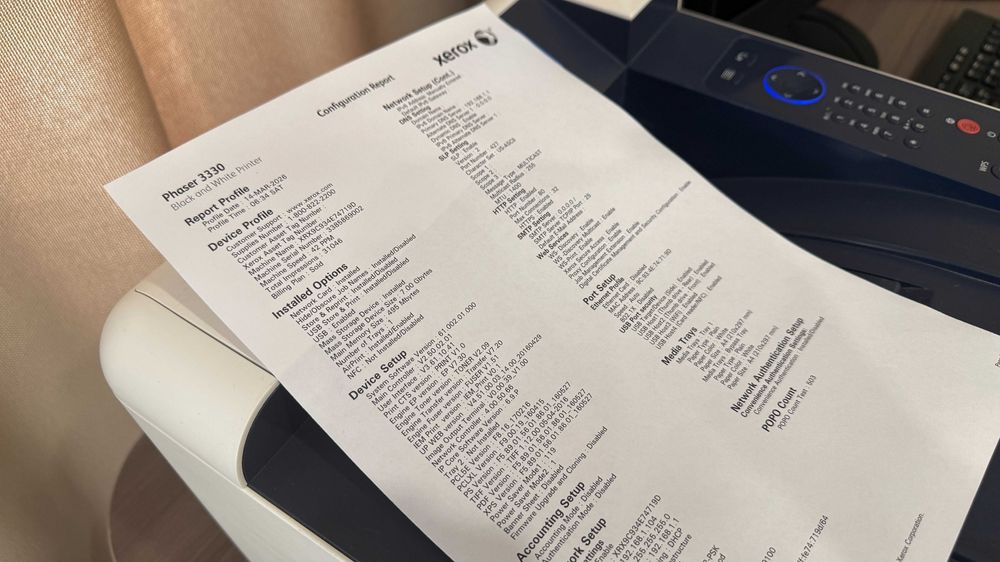 Принтер Xerox Phaser 3330DNI, WiFI, Duplex