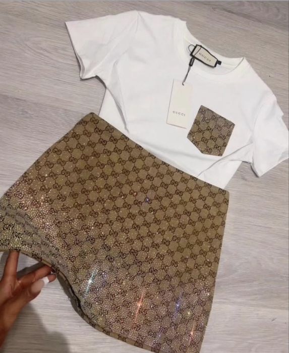 Дамски сет  с камъчета