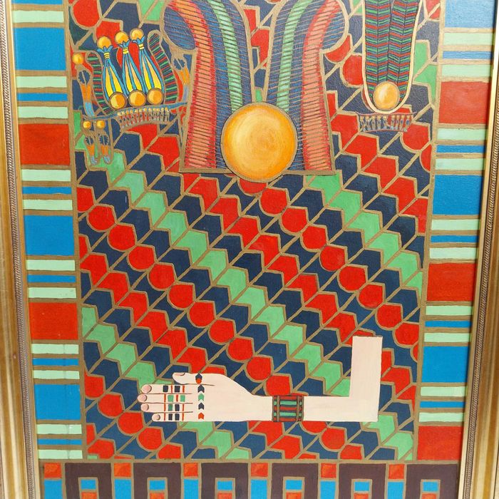 НАЙ ДОБРАТА ОФЕРТА Абстрактна живопис  Египетска иконография